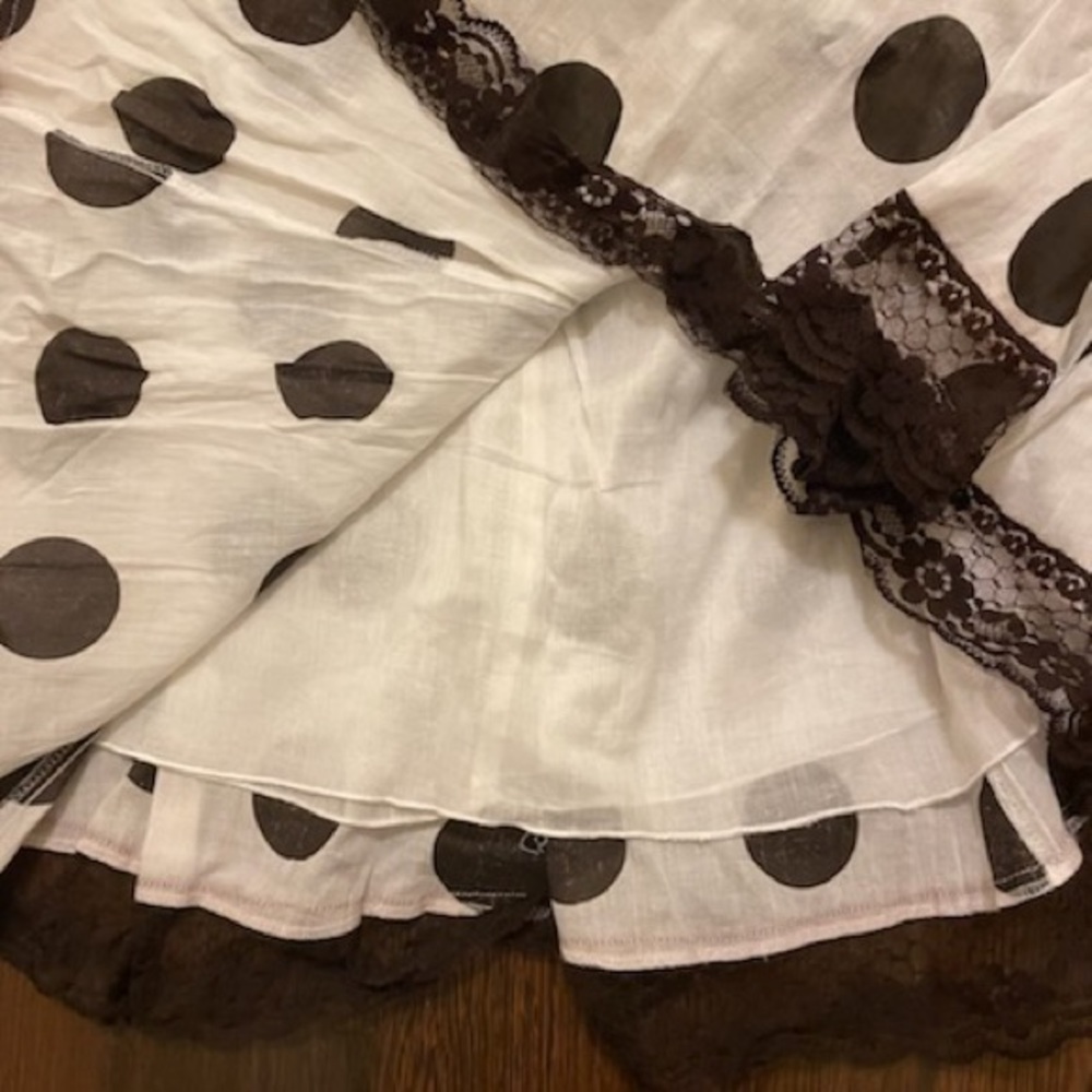 Polka Dot  skirt size XL (Cart D -124) - Picture 3 of 4